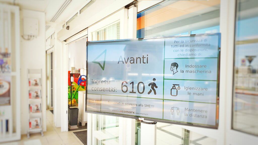 CONTAPERSONE SENSORE E DISPLAY